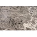 Стол журнальный HALMAR ARIANA серый мрамор/прозрачный